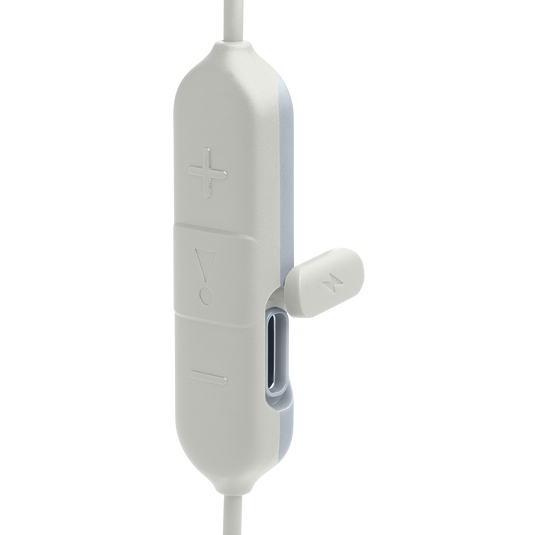 JBL Endurance Run 2 Wireless - White - Waterproof Wireless In-Ear Sport Headphones - Detailshot 1 image number null